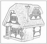 Coloring Pages House Doll Dollhouse Comments Getdrawings sketch template