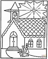 Coloring Church Pages Christmas Catholic Religious Drawing Family Printable Color Visits Getdrawings Getcolorings sketch template