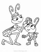 Bugs Atta Helping Xcolorings sketch template