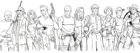 coloring pages  walking dead