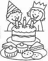 Coloring Pages Birthday Printable sketch template