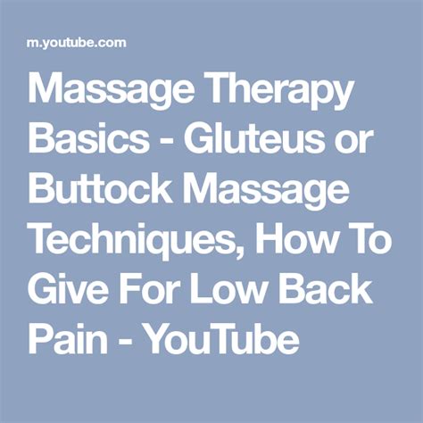 Pin On Massage Therapy