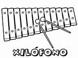 Xilofono Instrumentos Musicales Xilófono Conmishijos Nombre Uy sketch template