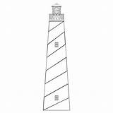 Lighthouse Leuchtturm Vuurtorens Kleurplaat Faro Hatteras Cape Vuurtoren Printables sketch template
