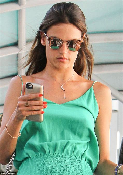 Alessandra Ambrosio Is Gorgeous In Green As She Takes Daughter To