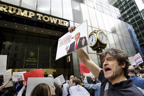 donald trump foes plan protest at trump tower saturday wsj