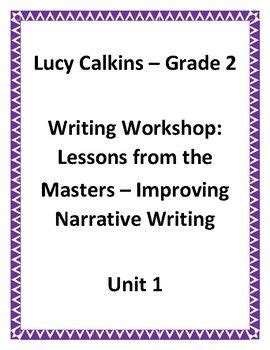 lucy calkins lessons  grade writing improving narrative writing
