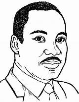 Luther Martin King Coloring Jr Pages Mlk Color Clipart Printable Dr Clip Drawing Kids Easy Cliparts Popular Sheets Quotes Library sketch template