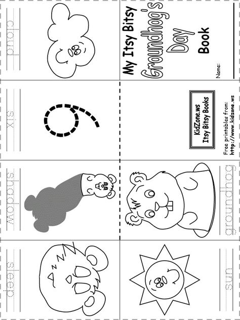 images  groundhog day worksheets kindergarten  printable