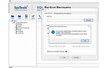 SQLServer Data Backup screenshot #1