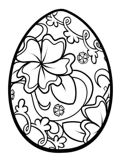 easter egg coloring pages  printable easter egg coloring pages