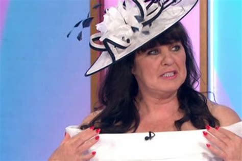 loose women s coleen nolan dazzles in wedding outfit as she shows it