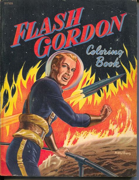 flash gordon coloring book   whitman al mcwilliams art gvg