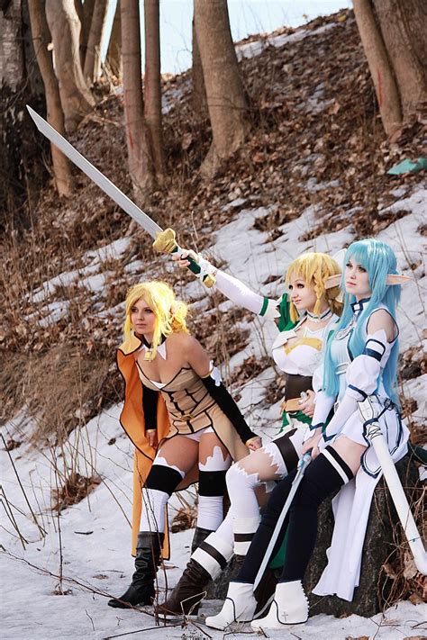 sword art online group cosplay by mercaspro on deviantart