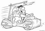 Flintstones Coloring Pages Flintstone Fred Barney Car Printable Clipart Wilma Book Cartoon Betty Bam Vehicle Color 2008 Characters Pebbles Getcolorings sketch template