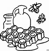 Honig Gemischt Bienen sketch template
