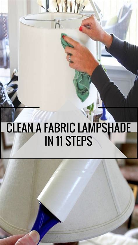 clean  fabric lampshade   steps fabric lampshade cleaning