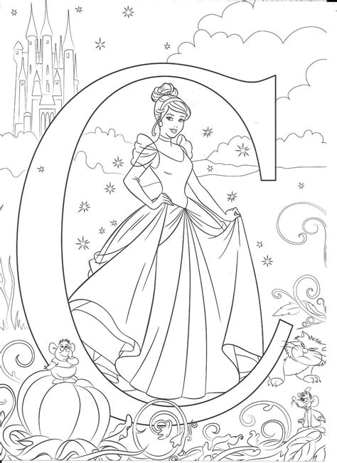 cinderella coloring pages disney coloring sheets disney princess