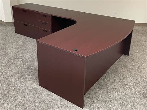 Affordable Office Bowfront L Shaped Desk Baystate Office Furniture