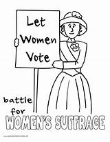 Voting Right Suffrage Suffragettes Suffragette Getcolorings sketch template