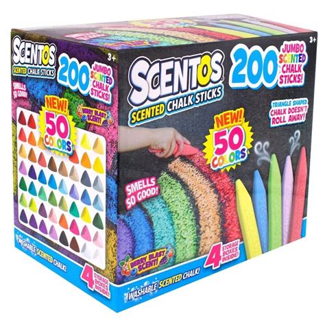 scentos scented bold chalk pack  count  unit   chalk