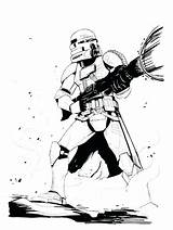 Wars Clone Coloring Pages Star Getcolorings Color sketch template