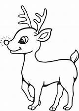 Rudolph Reindeer Rentier Nosed Ausmalbild Tulamama Momjunction sketch template