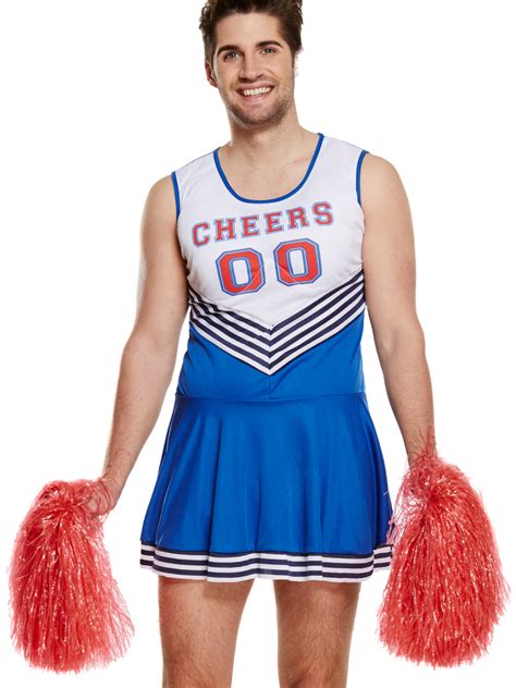 mens cheerleader costume adults high school fancy dress stag night