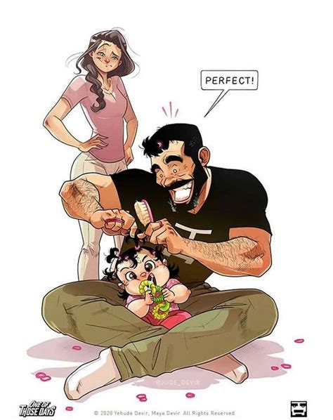 Artist Illustrates Everyday Life With His Wife And 1 Year