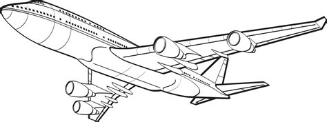 pin  airplane coloring pages