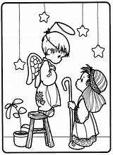 Precious Moments Coloring Pages Nativity Christmas Play Color Sheets Scene Angel Printable Moment Drawing Adults Adult Print Line Coloringbook4kids Kids sketch template