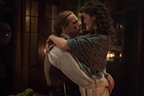 sam heughan explains jamie and claire s ‘most intimate outlander