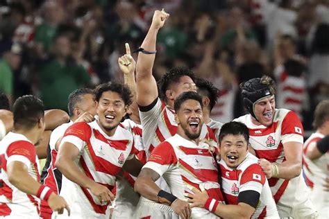 rugby world cup  japan upset ireland  stunning fashion  weve   tournament