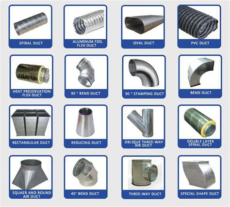 types  air ducts  air conditioner