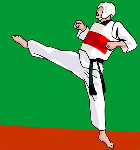 Tae Kwon Do Clipart Free Tae Kwon Do Clip Art Taekwondo