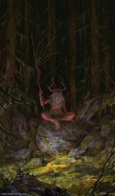 Artstation Prophet Of Dark Forest Veli Nyström Dark