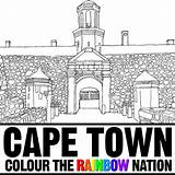 Town Cape Colour Hope Good Castle Historic Coloring Nation Rainbow Book Lewis Pearl Hall Pages Colouring City Africa South sketch template