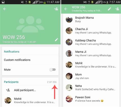 whatsapp extends  group chat limit       messages whatsapp group