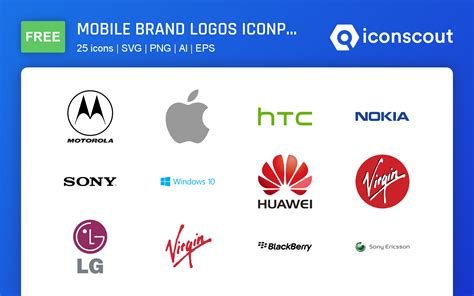 mobile device logos