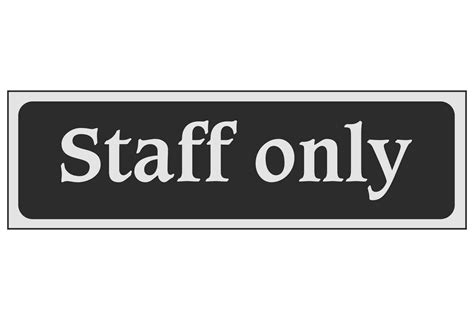 printable staff  sign
