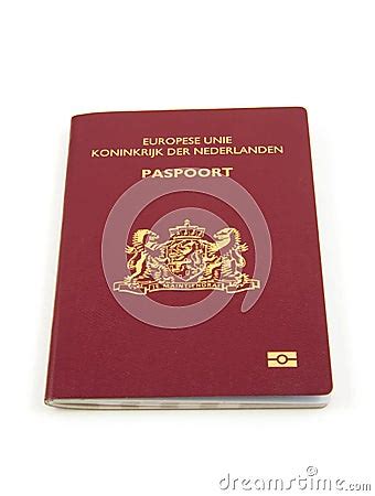 dutch passport stock  image