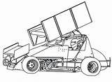 Sprint Car Pages Coloring Clipart Vector Racing Cars Dirt Drawing Modified Getdrawings Track Drawings Clipground Cage Drag Visit Choose Board sketch template