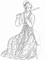 Dynasty Tang Shang Chinawhisper Dynasties Coloriage sketch template