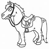 Saddle Coloring Pages Horse Horses Getdrawings Color Getcolorings sketch template