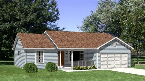 small ranch house plans  garage cool