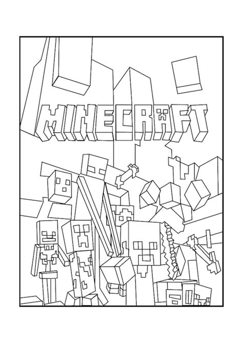 minecraft skin coloring pages