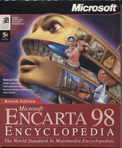 Microsoft Encarta 98 Encyclopedia Computing History Fuzion Frenzy 2