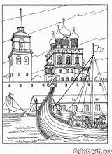 Pskov Catedral Pintar Kremlin Cattedrale Colorkid Trinidad Romanos Prague Moscou Moderno Basilio Trindade Kathedrale Dreifaltigkeits Trinità Moskauer Kreml Trinité Cathédrale sketch template