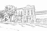 Mill Vicksburg Facade Downtown sketch template