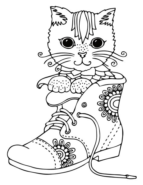printable kitten coloring pages everfreecolor vrogueco